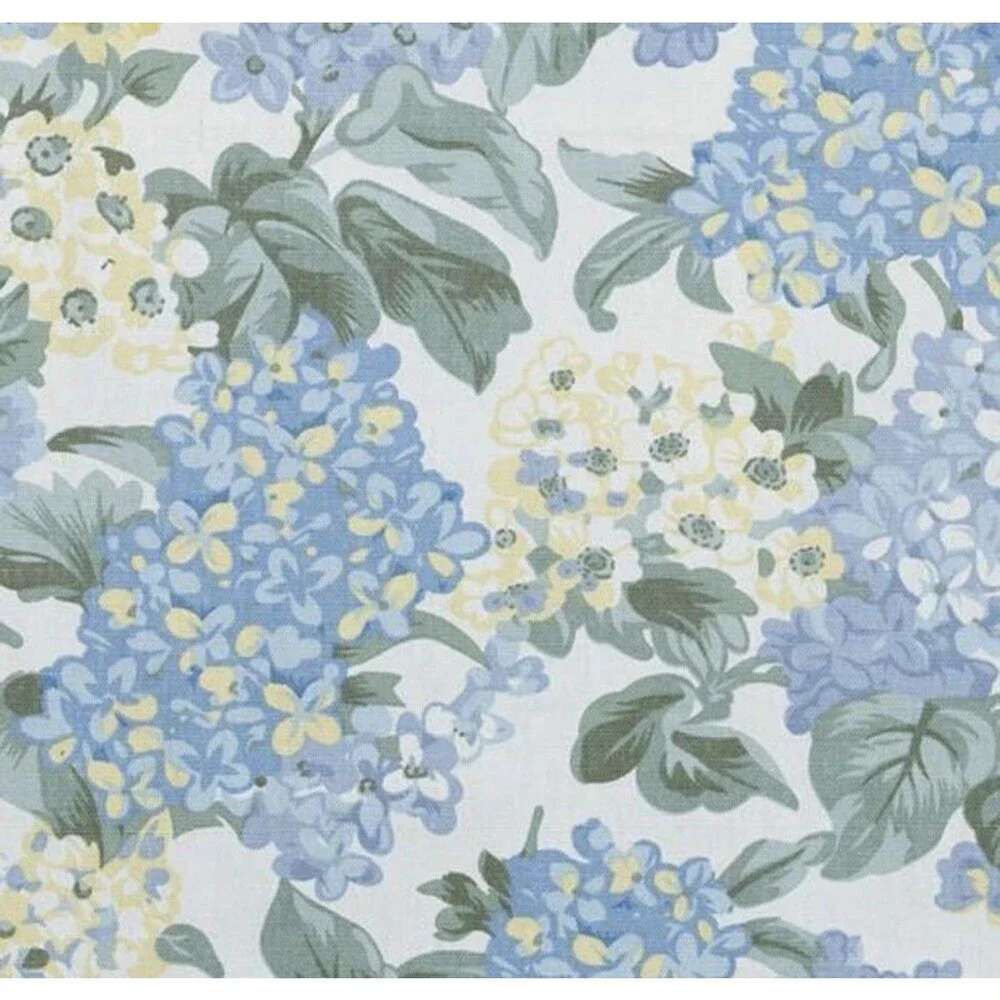 A.L.Ellis Blue Hydrangea Window Valance 70